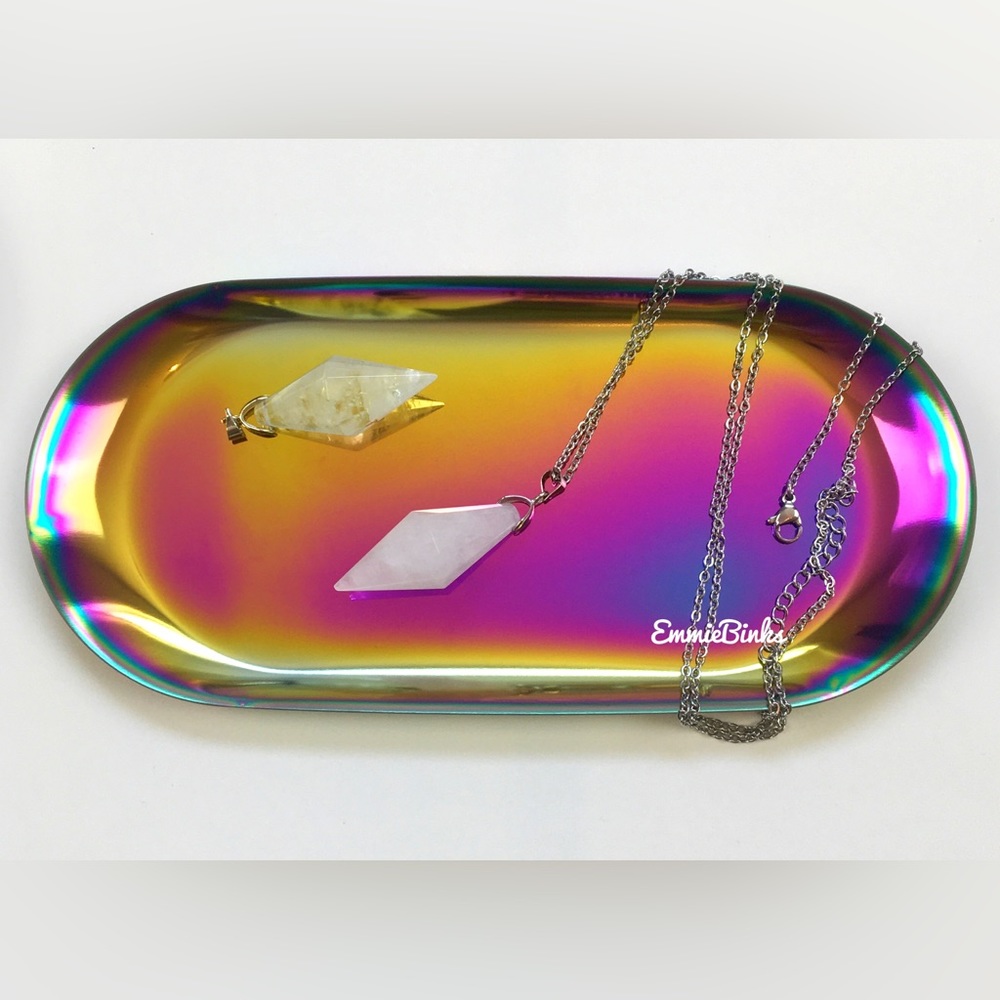 New Clear Quartz Pendant Necklace - Picture 3 of 12
